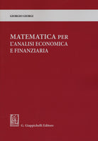 Cover of Matematica per l'analisi economica e finanziaria