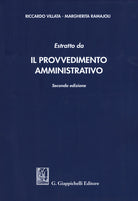 Cover of Estratto da «Il provvedimento amministrativo»
