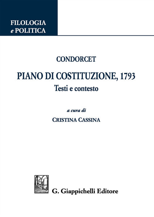 Cover of Piano di Costituzione, 1793. Testi e contesto
