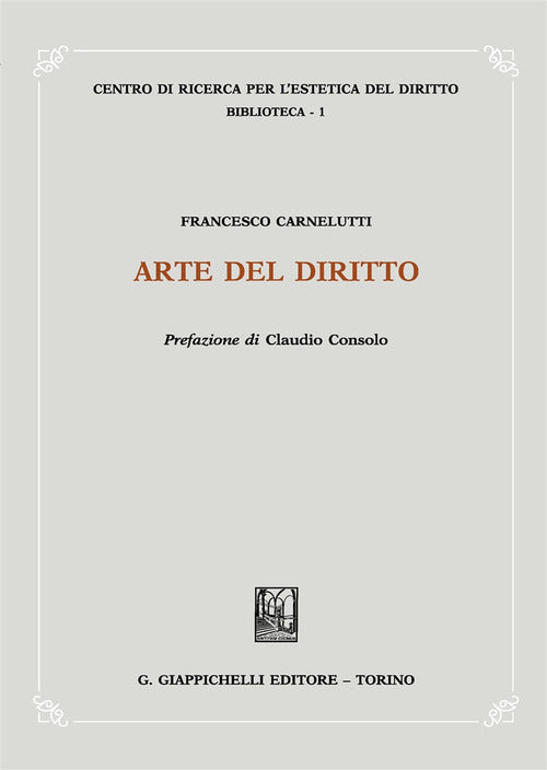 Cover of Arte del diritto