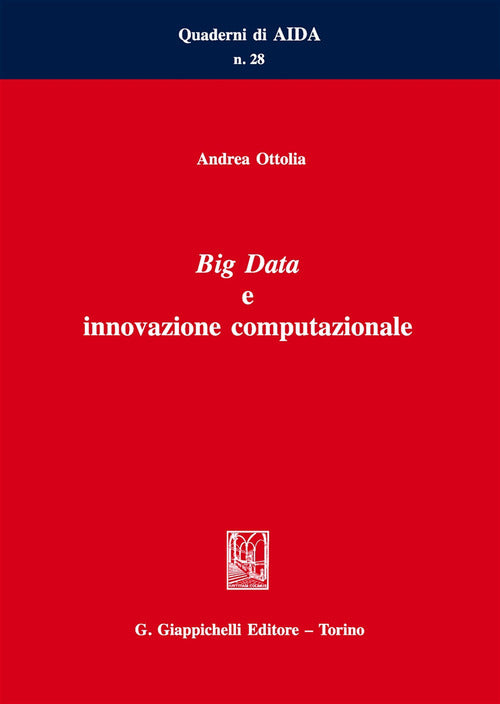 Cover of Big Data e innovazione computazionale