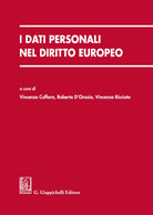 Cover of dati personali nel diritto europeo