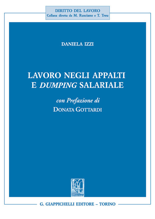 Cover of Lavoro negli appalti e dumping salariale