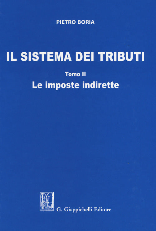 Cover of sistema dei tributi
