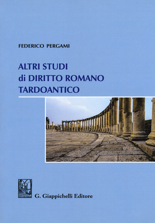 Cover of Altri studi di diritto romano tardoantico