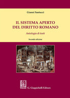Cover of sistema aperto del diritto romano. Antologia di testi