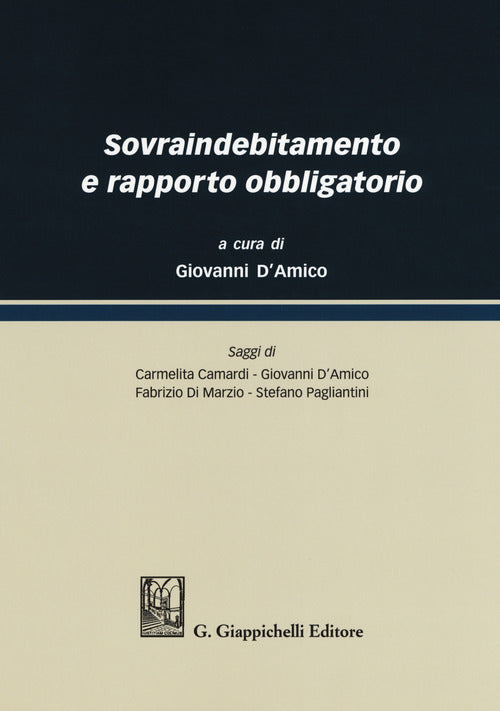 Cover of Sovraindebitamento e rapporto obbligatorio