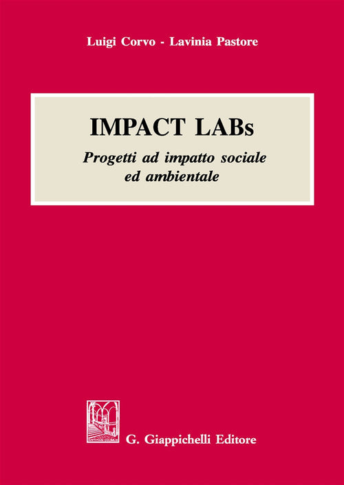 Cover of Impact labs. Progetti ad impatto sociale ed ambientale