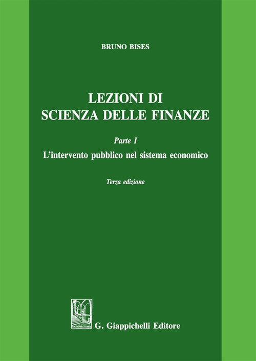 Cover of Lezioni di scienza delle finanze