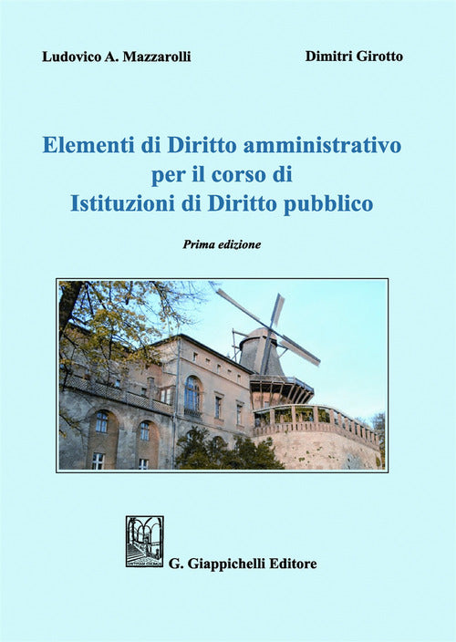 Cover of Elementi di diritto amministrativo per il corso di Istituzioni di diritto pubblico