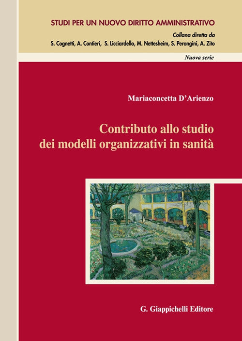 Cover of Contributo allo studio dei modelli organizzativi in sanità