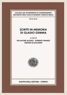 Cover of Scritti in memoria di Gladio Gemma