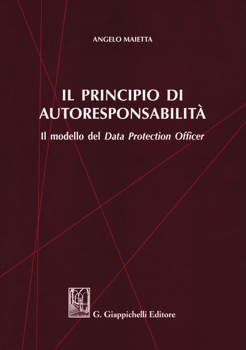 Cover of principio di autoresponsabilità. Il modello del Data Protection Officer