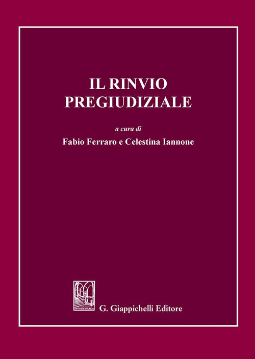 Cover of rinvio pregiudiziale