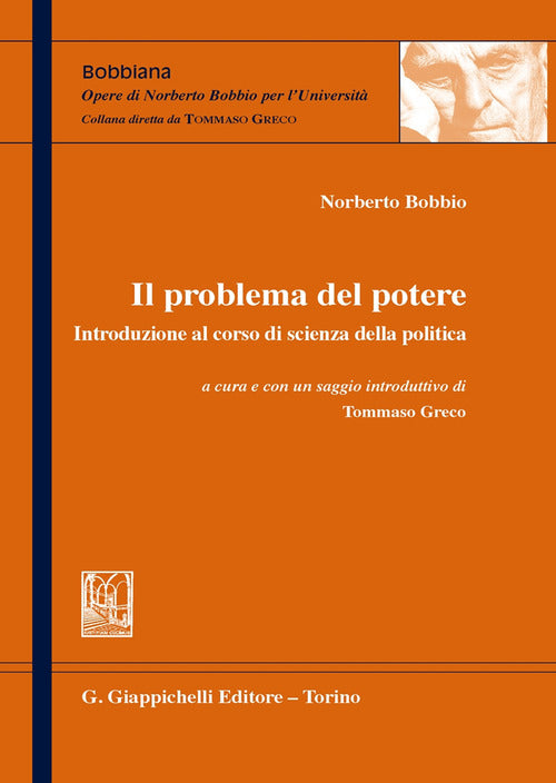 Cover of problema del potere. Introduzione al corso di scienza della politica