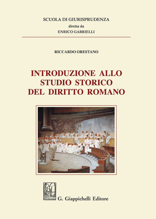Cover of Introduzione allo studio storico del diritto romano