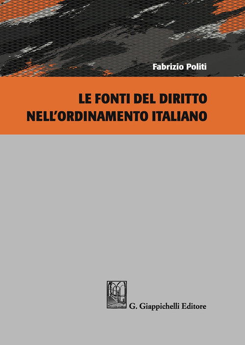 Cover of fonti del diritto nell'ordinamento italiano