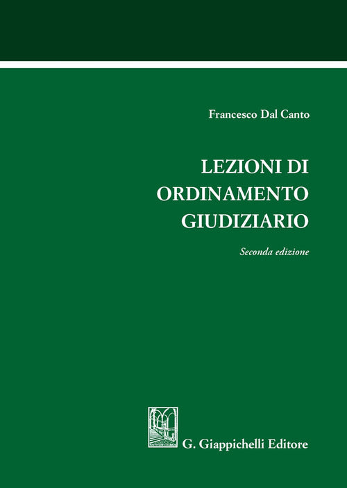 Cover of Lezioni di ordinamento giudiziario
