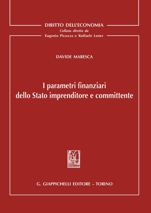 Cover of parametri finanziari dello Stato imprenditore e committente