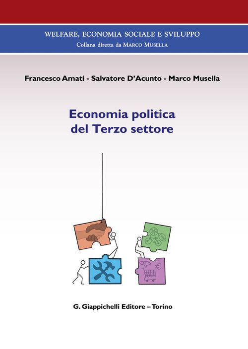 Cover of Economia politica del terzo settore
