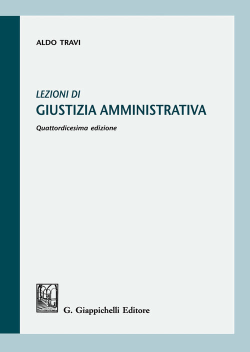 Cover of Lezioni di giustizia amministrativa