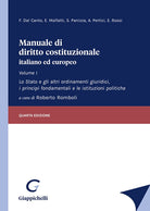 Cover of Manuale di diritto costituzionale italiano ed europeo