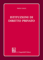 Cover of Istituzioni di diritto privato