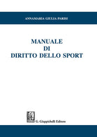Cover of Manuale di diritto dello sport