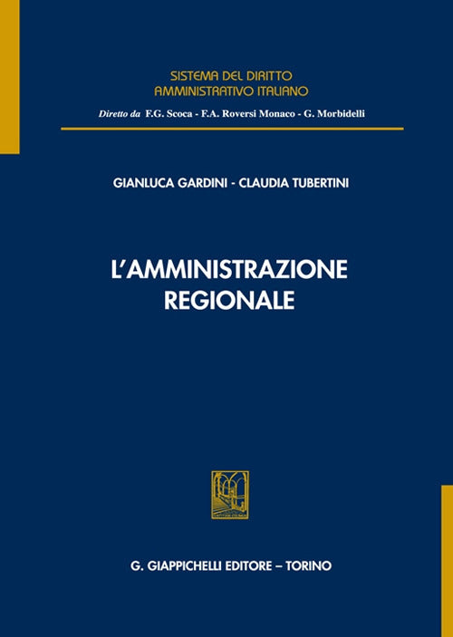 Cover of amministrazione regionale
