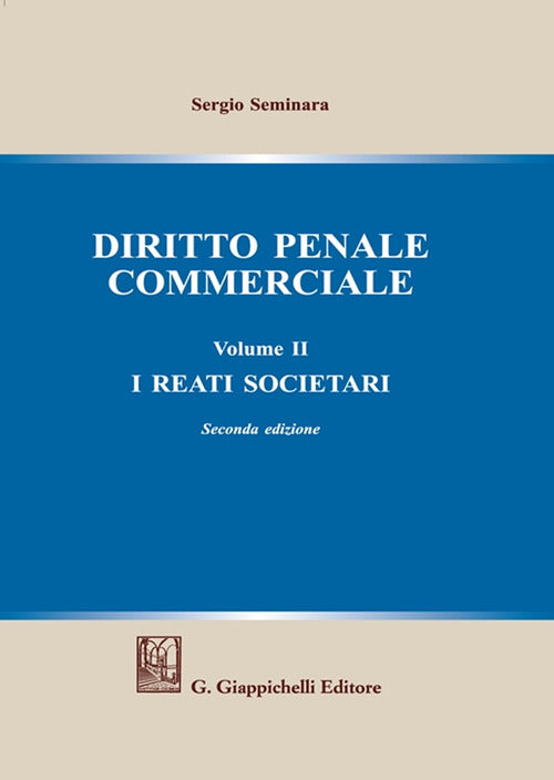 Cover of Diritto penale commerciale