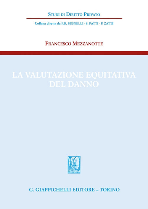 Cover of valutazione equitativa del danno