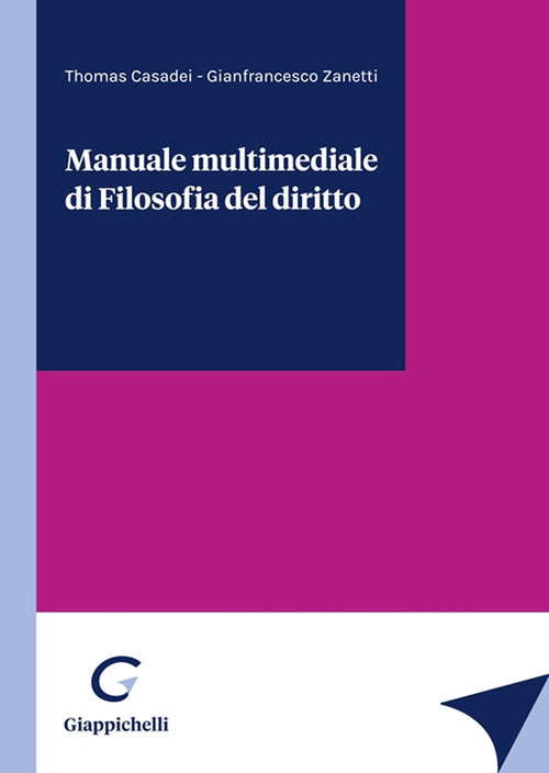 Cover of Manuale multimediale di filosofia del diritto