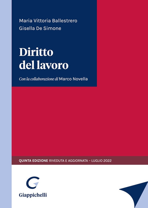 Cover of Diritto del lavoro