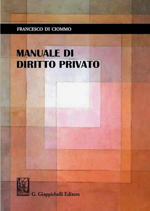 Cover of Manuale di diritto privato