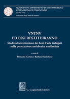 Cover of VNTVN ed essi restituiranno. Studi sulla restituzione dei beni d'arte trafugati nella persecuzione antiebraica nazifascista