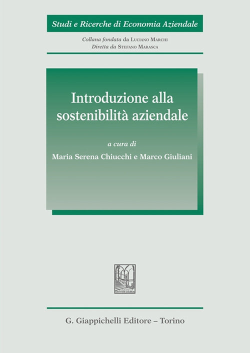 Cover of Introduzione alla sostenibilità aziendale