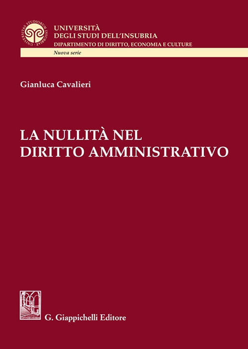 Cover of nullità nel diritto amministrativo