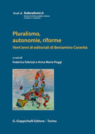 Cover of Pluralismo, autonomie, riforme