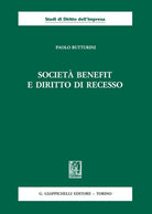 Cover of Società benefit e diritto di recesso
