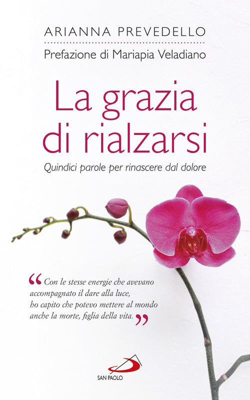 Cover of grazia di rialzarsi. Quindici parole per rinascere dal dolore