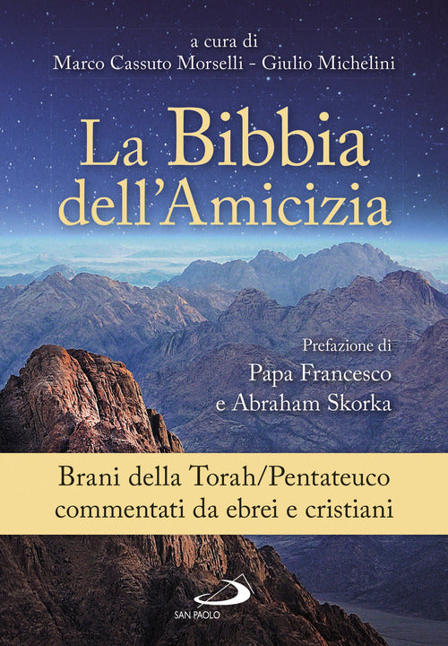 Cover of Bibbia dell'amicizia. Pentateuco. Brani della Torah/Pentateuco commentati da ebrei e cristiani