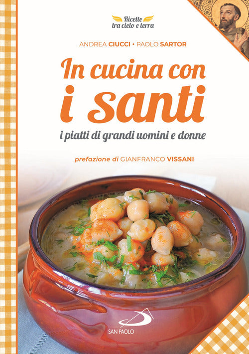 Cover of In cucina con i santi. I piatti di grandi uomini e donne