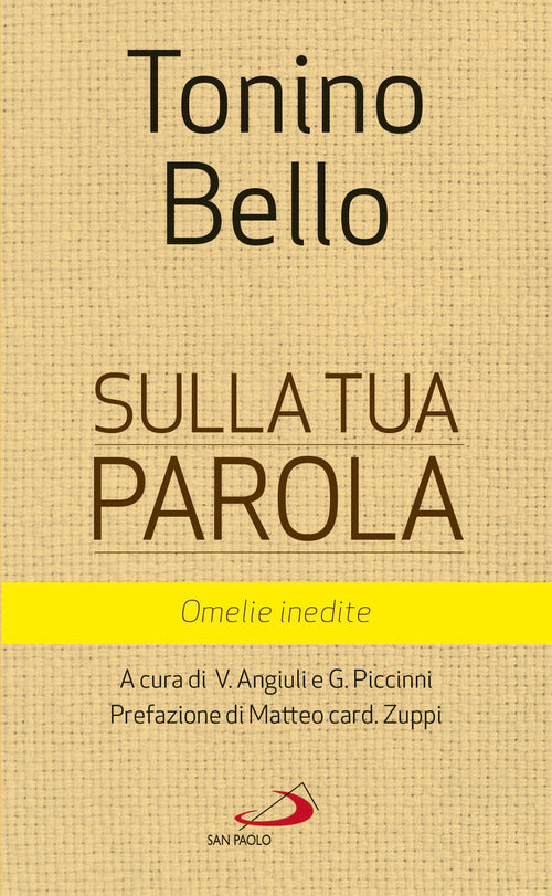 Cover of Sulla tua parola. Omelie inedite