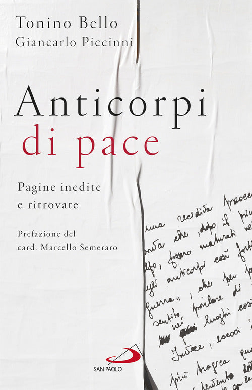 Cover of Anticorpi di pace. Pagine inedite e ritrovate