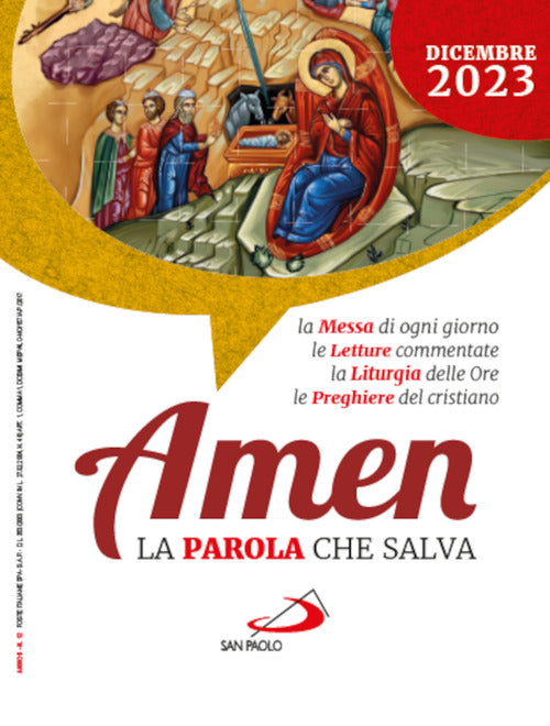 Cover of Amen. La parola che salva