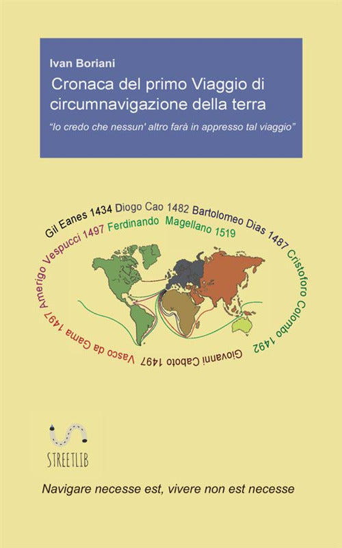 Cover of Cronaca del primo viaggio di circumnavigazione della terra