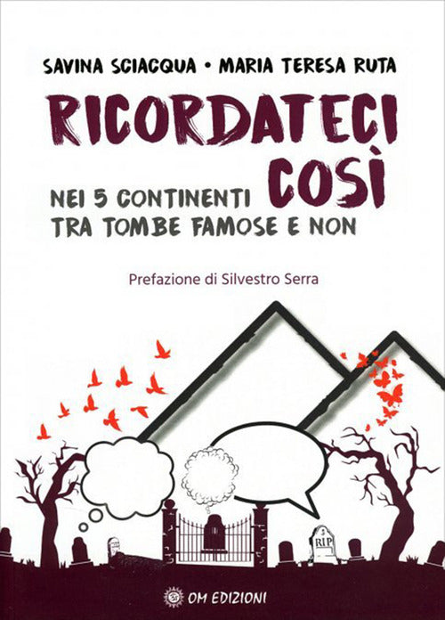 Cover of Ricordateci così. Nei 5 continenti tra tombe famose e non