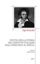 Cover of Vestigi della storia del sonetto italiano dall'anno MCC al MDCC