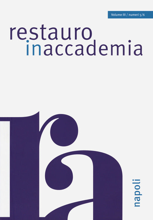 Cover of Restauro in accademia