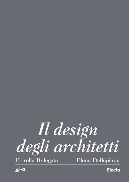 Cover of design degli architetti italiani 1920-2000